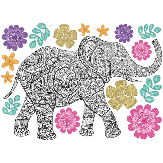 WallPops Mehndi Wall Art Kit | 17.5" x 24" | Michaels®